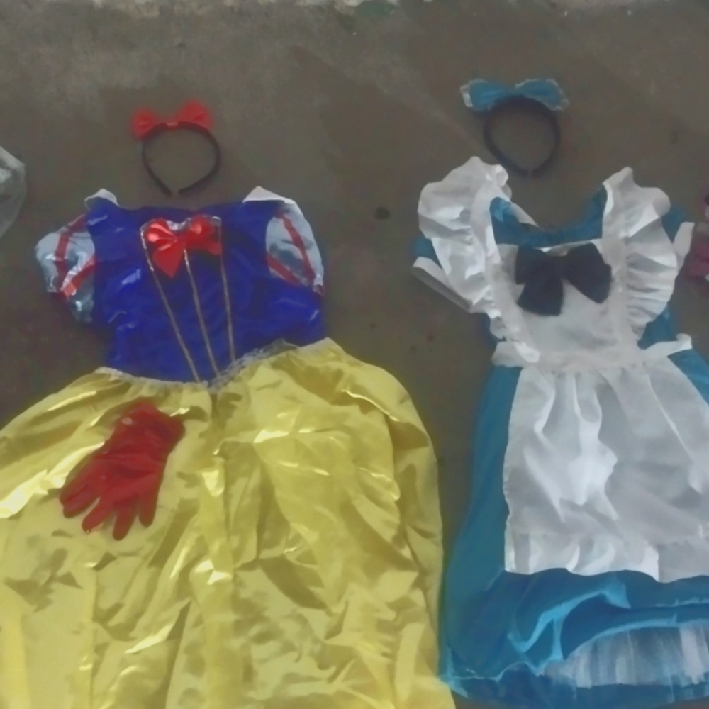 Girls size 8-10 Halloween costumes (5)